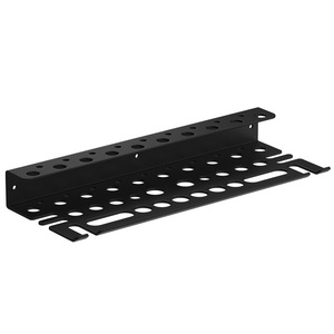 Support mural métallique pour outils, organiseur pour tournevis, pinces, clés, usage garage/atelier, 203x133x68mm, un seul niveau, réutilisable - Product Image 5