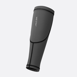 [HYVLE] WE-STIM Mangas de compresión para pantorrillas (gris) de alto rendimiento, soporte premium para rodilla, protección articular, para músculos tensados, entrenamiento de alta calidad - Product Image 2