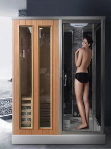 Fabricant de sauna Foshan Sauna personnel <span class=keywords><strong>Douche</strong></span> à vapeur Combiner Cabinet Sauna <span class=keywords><strong>Hammam</strong></span> Combo - Product Image 2