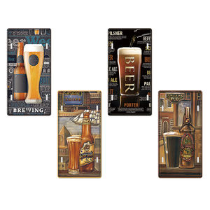 Letrero Metálico Vintage de Cerveza, Estilo Pub, Decoración Retro para Pared de Bar, Garaje, Sala de Juegos, Placa Decorativa - Product Image 1