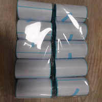 Label Thermal Putih Grosir Custom Stiker Barcode Perekat 100x100 Tahan Air Tahan Minyak Perekat Kuat untuk Pengiriman