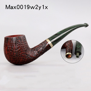 Muxiang Handmade Wooden Smoking Pipe Bent Type Tobacco Pipe For Personal Gift - Product Image 4