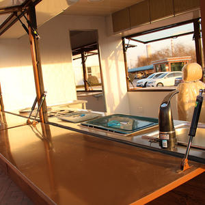 OEM 7m Length Big Capacity Fast Food Vending <b>Cart</b> Electric Breakfast Snack Vending Truck for Sale Europe Ice Cream Kiosk - Product Image 5