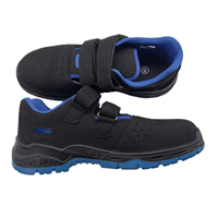 Chaussures de travail respirantes à bout en acier pour hommes et femmes, chaussures de protection de sécurité à haute densité