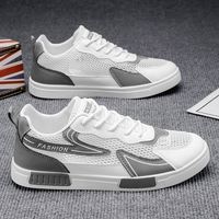 Chaussures de sport pour hommes, nouvelle conception, respirantes, en maille, confortables, de haute qualité, pour étudiants, chaussures décontractées, sortie d'usine