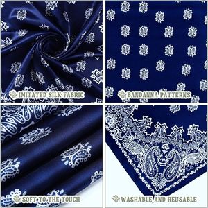 Sciarpa Morbida Effetto Seta 70x70cm all'Ingrosso, Stampe Classiche Paisley, <span class=keywords><strong>Bandana</strong></span> Leggera in Raso <span class=keywords><strong>per</strong></span> Donne, Sciarpe da Collo <span class=keywords><strong>per</strong></span> Spiaggia - Product Image 3