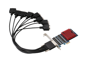 Pcie 1X <span class=keywords><strong>8</strong></span>-Port ax9900 (DB9) đa chức năng quang điện cô lập chuyển đổi RS422/RS485 mở rộng thẻ cho máy tính để bàn nối tiếp - Product Image 2
