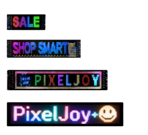 แผงไฟ LED RGB แบบตั้งโปรแกรมได้ สำหรับแสดงข้อความวิ่งบนกระจกหลังรถยนต์ - Product Image 1