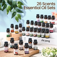 Coffret de 10ml d'Huiles Essentielles pour Diffuseurs, Humidificateurs, Fabrication de Bougies, Bombes de Bain et Autres Applications d'Aromathérapie