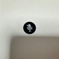 Cache-protecteur en plastique PC, acrylique PMMA, noir, imprimé soie, motif grain CD, pour écouteurs Bluetooth et haut-parleurs - Vente en gros