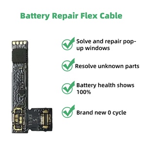 Étiquette de câble flexible de réparation de <span class=keywords><strong>batterie</strong></span> I2C sur câble <span class=keywords><strong>externe</strong></span> pour <span class=keywords><strong>iPhone</strong></span> 11 12 <span class=keywords><strong>13</strong></span> 14 15 <span class=keywords><strong>Pro</strong></span> <span class=keywords><strong>Max</strong></span> Battery Health 100% - Product Image 4