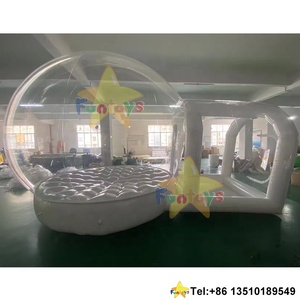 Globo comercial Casa de burbujas de rebote inflable 10 pies 3M cúpula transparente Castillo de salto bola Pit soplador tienda para fiesta Renta - Product Image 4