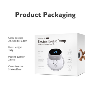 Bomba de leche eléctrica inteligente de silicona cómoda personalizada con botón de pantalla táctil Led más vendida, extractor de leche portátil - Product Image 5