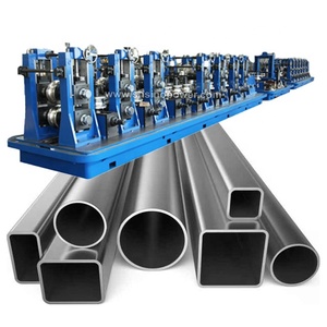 Máquina de fabricación de tubos de sección de acero hueco, línea de desenrollado, almacenamiento, formación de soldadura, corte de tamaño a la venta - Product Image 1