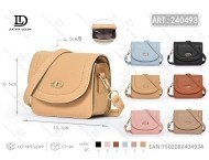 Sac bandoulière pour femme en cuir synthétique microfibre, coque souple, fermeture éclair, toutes saisons - Product Image 1