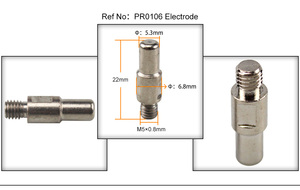 10PCS Antorcha de Corte por Plasma S45 Trafimet Consumibles de Corte PR0110 Electrodo Corto - Product Image 5