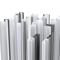 Couverture de diffuseur d'éclairage LED moderne multicolore personnalisé abat-jour minimaliste en acrylique PMMA avec cadres en plastique extrudé