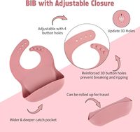 Ensemble d'alimentation en silicone assiette à bavette à motif avec fond à ventouse tasse à paille avec couvercle ensemble de vaisselle à manger pour bébé couverts