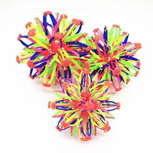 Balle Magique Extensible Multicolore en <span class=keywords><strong>Plastique</strong></span> pour Enfants, Anti-Stress, Couleurs Arc-en-ciel, Jouet Promotionnel - Product Image 6