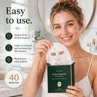 Ensemble de masques hydratants pour le visage et le corps à la vitamine C pour femmes pour les mains sensibles, le nez OEM vente en gros Masque en feuille de cristal hydrogel collagène