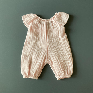 Tenue pour poupée nouveau-né de 13-15 pouces, combinaison à volants en coton mousseline, vêtements pour jouets de filles - Product Image 4