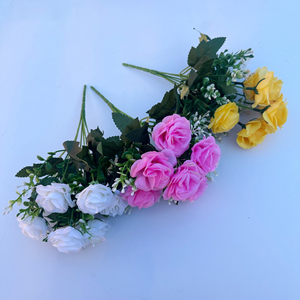 Ramo decorativo <span class=keywords><strong>de</strong></span> <span class=keywords><strong>flores</strong></span> artificiales <span class=keywords><strong>de</strong></span> espuma a granel, producto nuevo <span class=keywords><strong>de</strong></span> alta calidad, barato, China, para bodas en casa, 2017 - Product Image 4