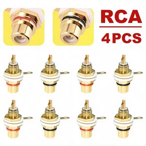 <span class=keywords><strong>RCA</strong></span> nữ ổ cắm kết nối Chassis Bảng điều chỉnh núi <span class=keywords><strong>Adapter</strong></span> âm thanh thiết bị đầu cuối cắm 3.5mm cắm AV cắm - Product Image 1
