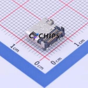 TYPE-C-31-M-05 USB Connector SMD Connector ( Connector Type: Type-C )( Gender: Female )( Mounting Type: Horizontal Mount ) - Product Image 2