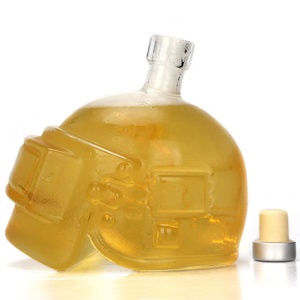 UCHOME Thú Vị Và Thời Trang Và Độc Đáo Sáng Tạo 3D Stereo PUBG Mũ Bảo Hiểm Whiskey Chai Decanter - Product Image 5