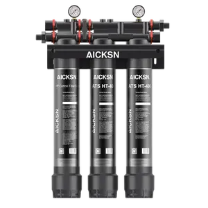 Aicksn 3-Traps Waterbehandelingsmachine 20 Lpm Waterzuivering Hoge Omzettingssnelheid Systeem