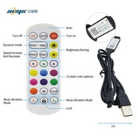 Kit d'Éclairage Flexible USB 5V Bandes LED 5050 SMD Lumière Ruban TV Rétroéclairage Kit Rubans LED Intelligents RGB pour Décoration Maison