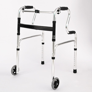 Xiangyi <b>Walker</b> With Wheels And Cushions Stainless Steel Aluminum Alloy For <b>Elderly</b> Mobility Aid - Product Image 1