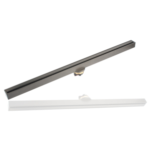 Sifone lineare in ottone resistente grigio/nero, scarico a pavimento sottile per bagno, colore personalizzabile, per hotel <span class=keywords><strong>e</strong></span> uso domestico - Product Image 3