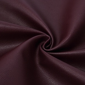 F596Hb 1,3mm ecológico Semi Pu cuero pequeño Lychee grano cuero <span class=keywords><strong>para</strong></span> bolsos al por mayor muebles tapicería sofá - Product Image 3