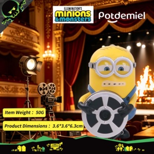 Porte-clés Ruban à Mesurer Rétractable Officiel Minions Monsters Henry, Charm de Sac Rétro - Product Image 4
