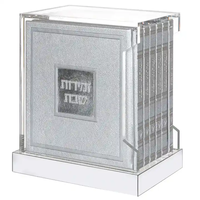 Boîte de charité en acrylique Lucite Judaica de don juif de vente chaude personnalisée transparente