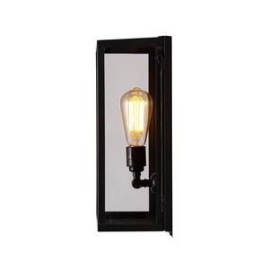 Applique murale LED carrée SENZHAO pour extérieur, style moderne antique, étanche, corps cylindrique en PC pour l'extérieur - Product Image 2