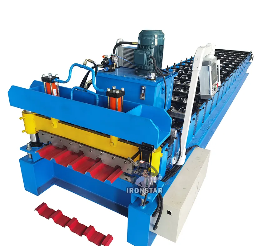 Ideal for Industrial Use Innovative and Compact IBR Roof Roll Forming Machine