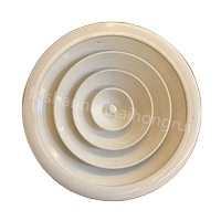 Diffuseur de plafond rond au design moderne Grille de retour d'air en alliage d'aluminium et plastique pour CVCA