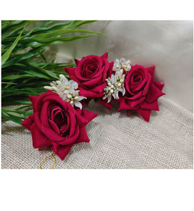 Elegante Accesorio para el Cabello con Diseño Floral Hecho a Mano, Adorno Premium para el Cabello para Novias, Peinados Festivos y Tradicionales - Product Image 2