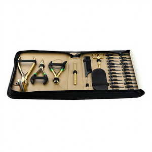 Kit de Herramientas Profesional para Extensiones de Cabello con Pinza para Remover Cintas Adhesivas, Pinza de Crimpado de Microperlas de 3 Orificios, Tijeras para Cortar Hilo - Product Image 1