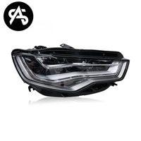 Faros Delanteros Aptos para Audi A6 2012-2015, Conjunto de Faros Modificados Estilo Dragon Ball, Faros LED Completos