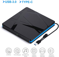 USB 3.0 tip-c Windows11 için harici DVD sürücü brülör kaydedici ve oynatıcı PC Laptop optik sürücü CD/DVD ROM DVD RW optik sürücü