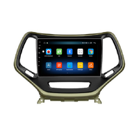 Autoradio Android 2015, HD 2016 P, GPS, Wifi, DSP, lecteur Audio MP3, lecteur de musique, pour Jeep Cherokee (2017, 2018, 10.0, 1080)