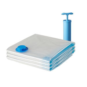 Eco-Friendly PA+PE Vacuum <b>Storage</b> Bag Set Explosion-proof Gas Valve 40x60cm-80x100cm for <b>Clothes</b> Shoes Wardrobe Dustproof - Product Image 1