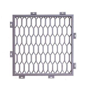 Revêtement en aluminium maillé, plaque métallique à clipser, utilisé pour les murs extérieurs des bâtiments - Product Image 2