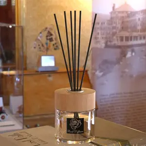 Home Hotel Decoration 3MM 4MM 5MM Fragrance Essential Oil Aroma Diffuser Black Rattan Reed Diffuser Fiber Sticks