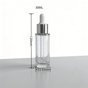 ผู้จัดจำหน่ายบรรจุภัณฑ์เครื่องสำอาง <span class=keywords><strong>PIRLO</strong></span> ขวดแก้วใสแบบหยดขนาด 30 มล. สำหรับเซรั่ม น้ำมัน และผลิตภัณฑ์ดูแลผิว - Product Image 6