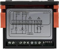 Controlador de Temperatura ETC-974 CA 110V 220V CC 12V 24V, Termostato de Control de Calefacción y Descongelación para Refrigerador con Sensor NTC Dual