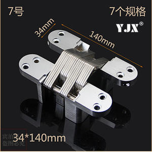 Charnières encastrées en acier inoxydable 304 pour portes pliantes, charnières de porte cachées, y compris des charnières croisées pour ateliers - Product Image 6